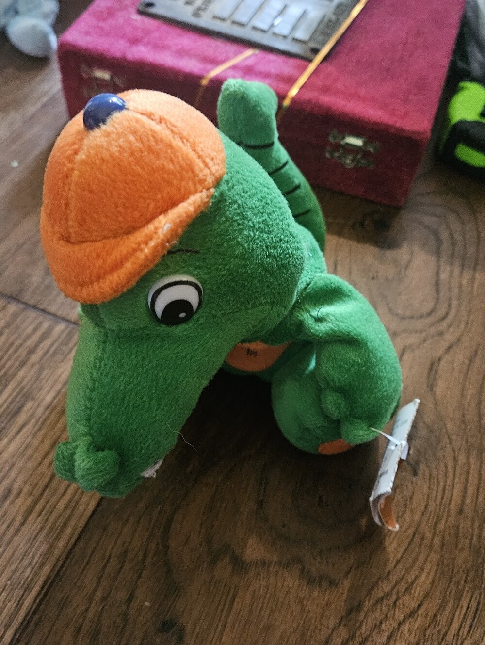Florida Gators Vintage Mascot Albert Alligator 7" Bean Bag Plush 1997 Shoney's. 